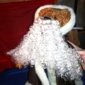 Father time Boyd's soft bodied bear 2000 Millennium Santa Bear 🐻